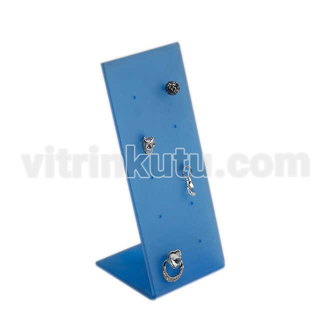 Pleksi Dik Küpe Standı Mat