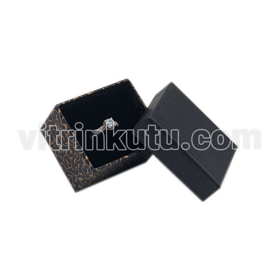 Sarmaşık Desenli Yüzük Kutusu 5,5x6,5 (12'li)