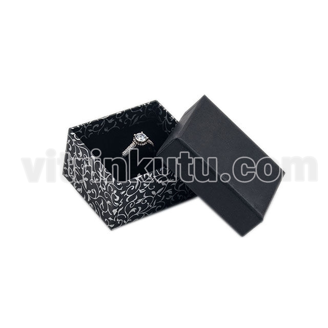 Sarmaşık Desenli Yüzük Kutusu 5,5x6,5 (12'li)