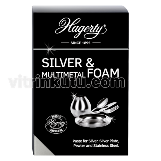 Gümüş, Metal, Kalay Temizleme Köpük Macun Hagerty 185 gr