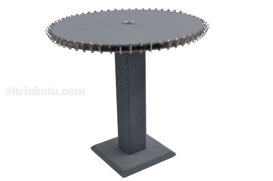Süet Ayaklı Tam Daire Kolye Standı