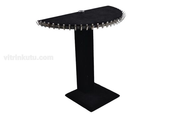 Süet Ayaklı Yarım Daire Kolye Standı