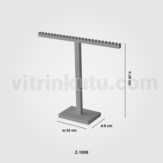 T Dik Zincirlik Takı Standı Cilalı Z-1008