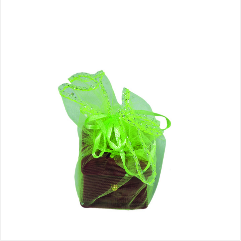 VitrinKutu - Tül Kese Hediyelik 33 cm Çap 100'lü Paket Yeşil