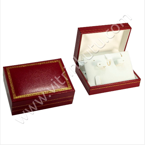 VitrinKutu - Üçlü Set Kutusu 9,5x7 cm Deri Kartier