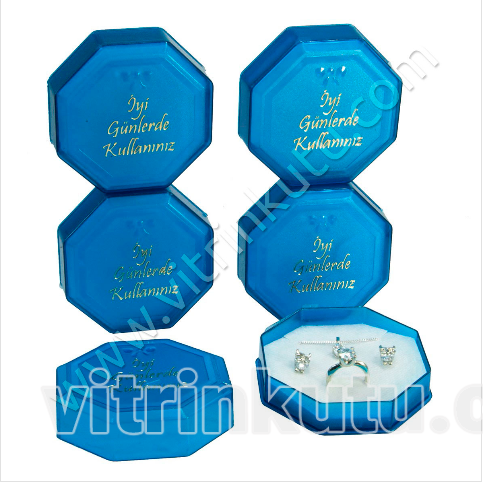 Üçlü Set Kutusu Kırmızı Plastik 12'li Paket