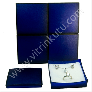 Üçlü Takım Set Kutusu 8x8 cm Plastik Siyah 12'li Paket - Thumbnail