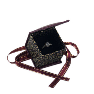 Yüzük Kutusu Kurdeleli - Thumbnail