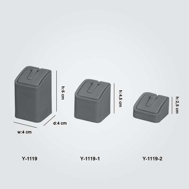VitrinKutu - Yüzük Standı Tırnaklı 3 Boy Y-1119