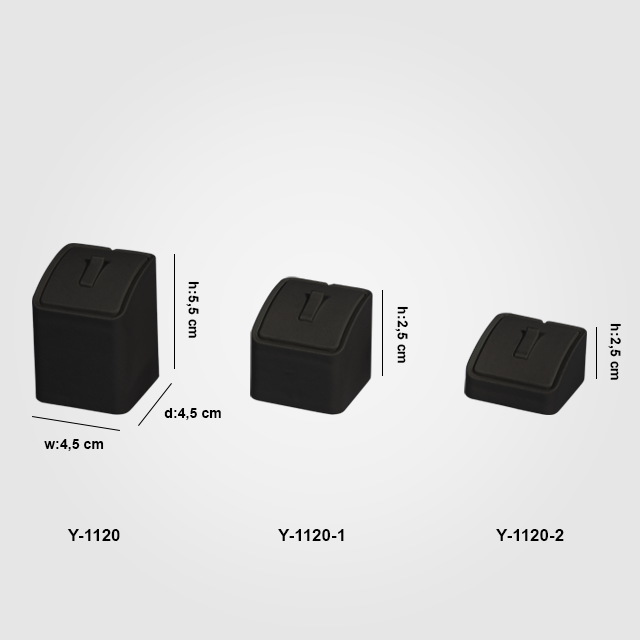 VitrinKutu - Yüzük Standı Tırnaklı 3 Boy Y-1120