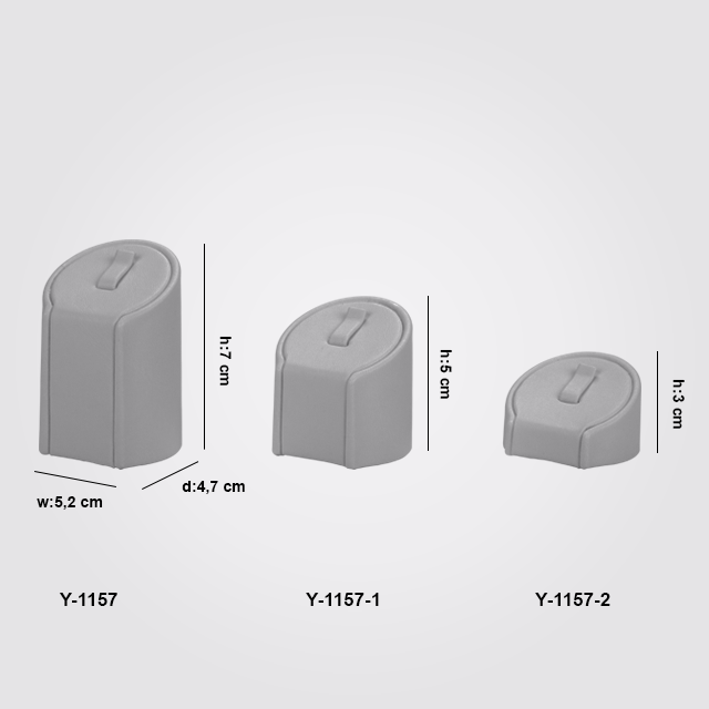 VitrinKutu - Yüzük Standı Tırnaklı 3 Boy Y-1157