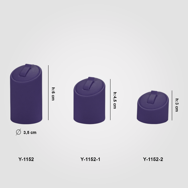 VitrinKutu - Yüzük Standı Tırnaklı 3 Boy Y-1152